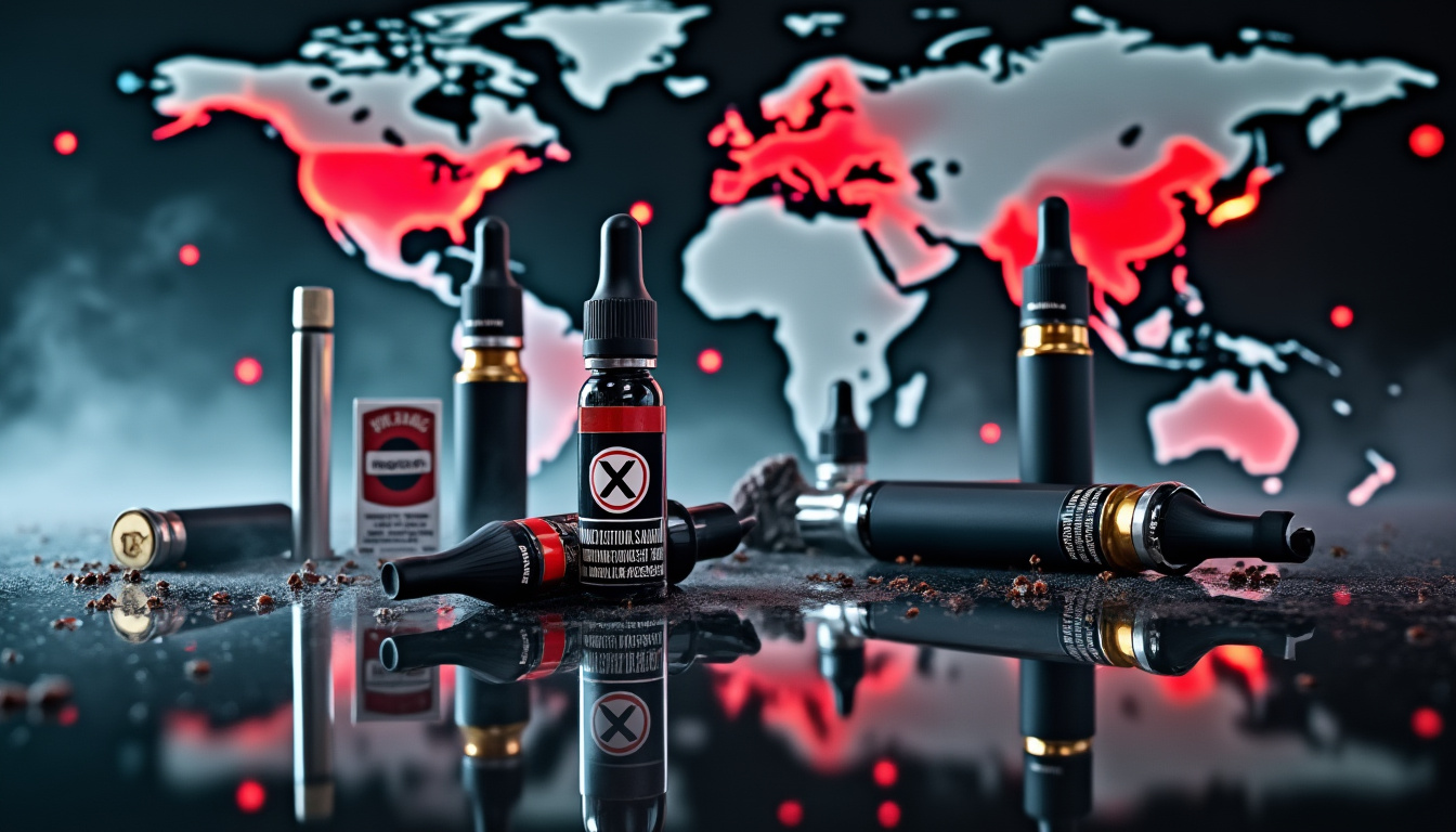 découvrez pourquoi la vente de cigarettes électroniques est interdite dans plus de trente pays, dont le mexique. analyse des enjeux de santé publique, des préoccupations concernant la jeunesse et des impacts sociétaux qui motivent ces décisions législatives.