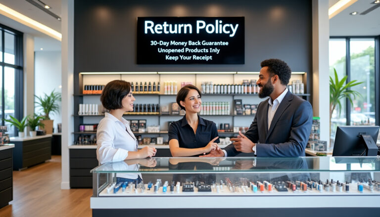 découvrez tout ce qu'il faut savoir sur les politiques de retour dans les magasins de cigarette électronique. informez-vous sur les conditions de retour, les délais, et les procédures à suivre pour un échange ou un remboursement satisfaisant.