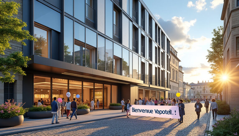 découvrez le nouveau départ de vapotel, qui s'installe rue du sergent-louvrier à mayenne. suivez-nous dans cette aventure et explorez notre nouveau domicile, symbole de notre engagement envers la qualité et l'innovation.