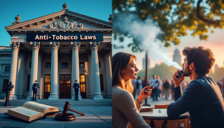 découvrez notre analyse approfondie des lois anti-tabac et leur impact sur l'utilisation des e-cigarettes. explorez comment ces réglementations influencent le comportement des fumeurs et la perception des alternatives au tabac.