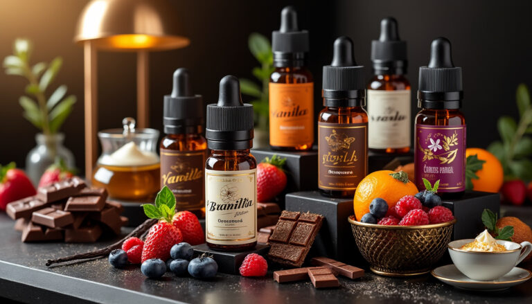 plongez dans l'univers savoureux des e-liquides gourmands ! découvrez une vaste sélection de délices sucrés et raffinés qui éveilleront vos papilles. que vous soyez fan de desserts classiques ou de créations audacieuses, trouvez votre bonheur parmi des arômes irrésistibles et vivez une expérience de vapotage unique.