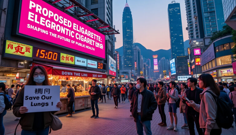 hong kong pourrait bientôt interdire l'utilisation des cigarettes électroniques, une mesure visant à protéger la santé publique et à réduire l'usage des produits du tabac parmi les jeunes. découvrez les implications de cette décision et son impact sur les consommateurs et l'industrie.