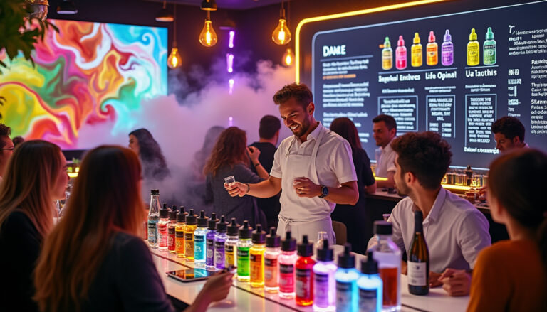 découvrez comment organiser des dégustations de e-liquides pour séduire vos clients. apprenez les meilleures pratiques pour créer une expérience mémorable, choisir les e-liquides idéaux et promouvoir votre événement afin d'attirer de nouveaux clients et fidéliser les passionnés de vape.