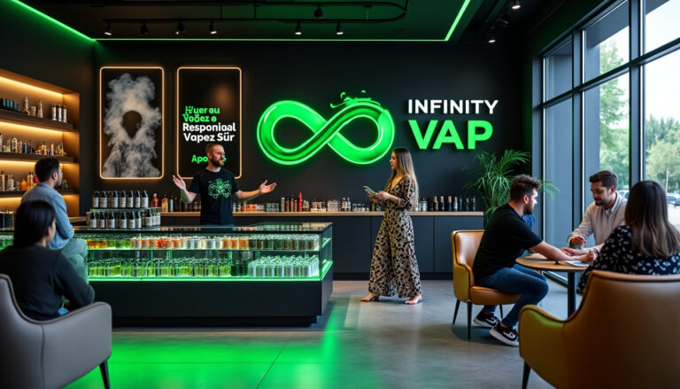 découvrez infinity vap, la nouvelle boutique de cigarettes électroniques à landivisiau, ouverte par deux entrepreneurs passionnés. explorez notre large gamme de produits et vivez une expérience inédite dans le monde de la vape.