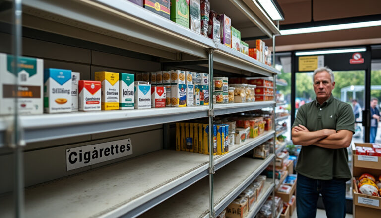 découvrez comment l'absence de cigarettes dans les supermarchés belges inquiète les commerçants. cette situation soulève des défis pour l'avenir de leurs magasins, créant un débat sur l'impact économique et social de cette décision.