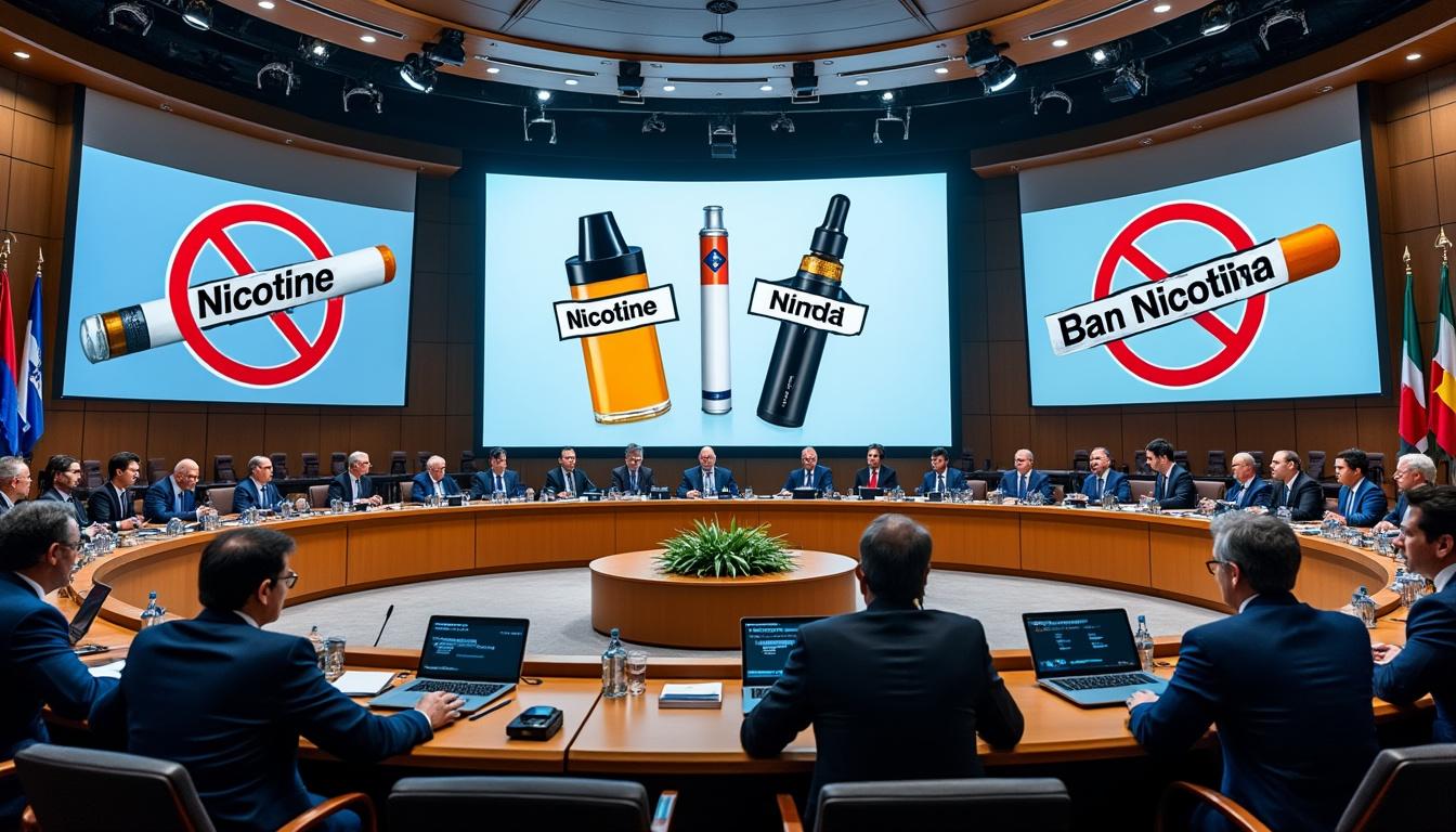 découvrez pourquoi l’oms appelle à une interdiction globale de la vente des produits contenant de la nicotine afin de protéger la santé publique et lutter contre l’addiction, notamment chez les jeunes.